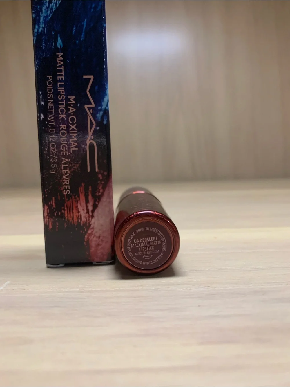 MAC Cosmetics Underslept Silky Matte Lipstick — Nude Pink